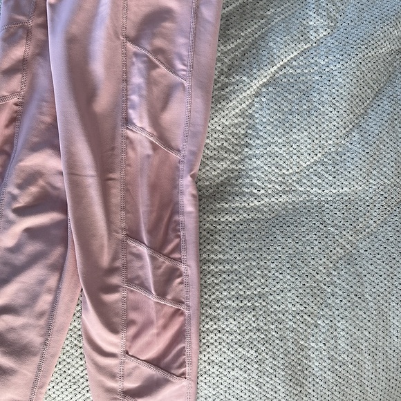 Sommer Ray Pink Mesh High Waist Women Leggings - Picture 2 of 5